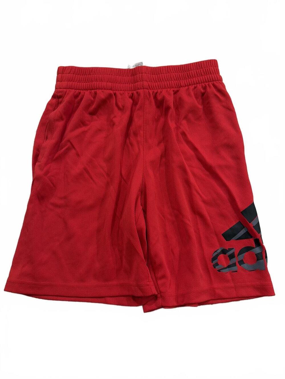 Adidas Boys Medium Red Athletic Shorts M